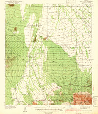San Vicente 1942 topographic map thumbnail