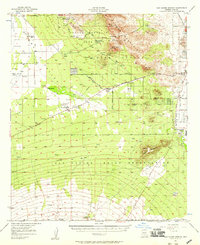 San Xavier Mission 1957 topographic map thumbnail