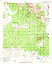 San Xavier Mission 1957 topographic map thumbnail
