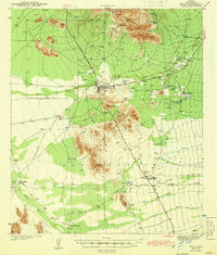 Sells 1943 topographic map thumbnail