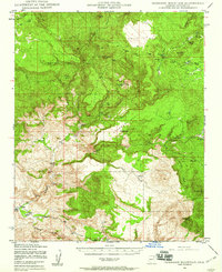 Sheridan Mountain 1947 topographic map thumbnail