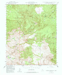 Sheridan Mountain 1947 topographic map thumbnail