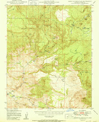 Sheridan Mountain 1950 topographic map thumbnail