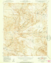 Sheridan Mountain 1950 topographic map thumbnail