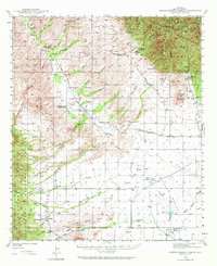 Sierra Bonita Ranch 1940 topographic map thumbnail