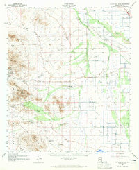 Silver Bell Peak topographic map thumbnail