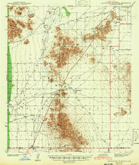 Silver Reef Mountains 1942 topographic map thumbnail