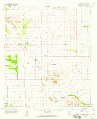 Squaretop Hills 1958 topographic map thumbnail