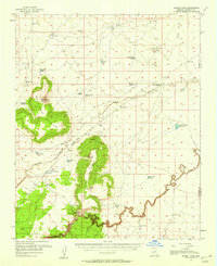 Sunset Pass 1955 topographic map thumbnail