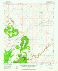 Sunset Pass 1955 topographic map thumbnail