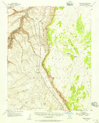 Tanner Wash 1954 topographic map thumbnail