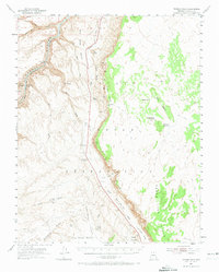 Tanner Wash 1954 topographic map thumbnail