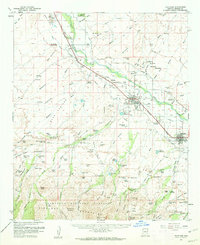 Thatcher 1960 topographic map thumbnail