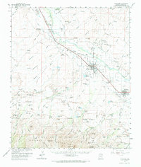 Thatcher 1960 topographic map thumbnail