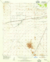 Theba 1950 topographic map thumbnail