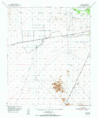 Theba 1951 topographic map thumbnail