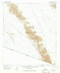 Tinajas Altas 1965 topographic map thumbnail