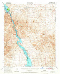 Topock 1950 topographic map thumbnail