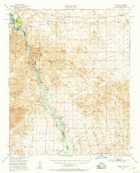 Topock 1950 topographic map thumbnail