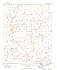 Tovar Mesa 1966 topographic map thumbnail