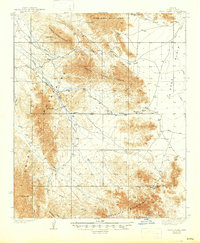 Trigo Peaks 1939 topographic map thumbnail