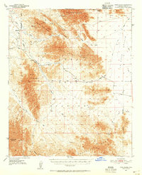 Trigo Peaks 1954 topographic map thumbnail