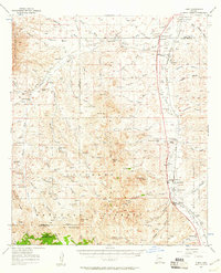 Tubac 1957 topographic map thumbnail