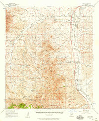 Tubac 1957 topographic map thumbnail