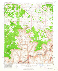 Tuckup Canyon 1962 topographic map thumbnail