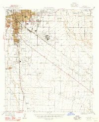 Tucson 1948 topographic map thumbnail