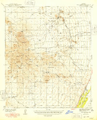 Twin Buttes 1948 topographic map preview