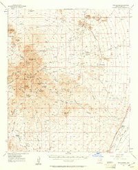 Twin Buttes 1957 topographic map preview