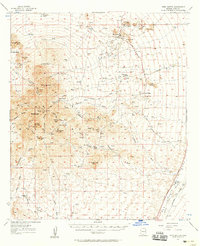 Twin Buttes 1957 topographic map preview
