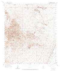 Twin Buttes 1957 topographic map preview