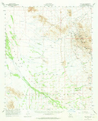 Vaca Hills 1959 topographic map thumbnail