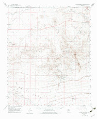 Vulture Mountains 1961 topographic map thumbnail