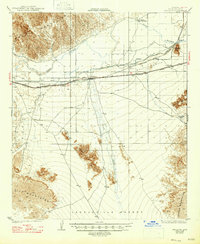Wellton 1929 topographic map thumbnail
