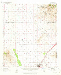Willcox 1958 topographic map thumbnail