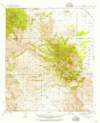Winchester Mts. 1943 topographic map thumbnail