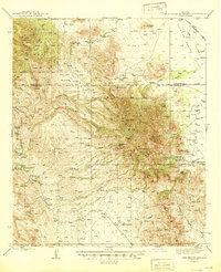 Winchester Mts. 1945 topographic map thumbnail