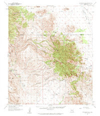 Winchester Mts. 1957 topographic map thumbnail