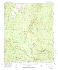 Woods Canyon 1961 topographic map thumbnail
