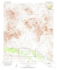 Woolsey Peak 1951 topographic map thumbnail