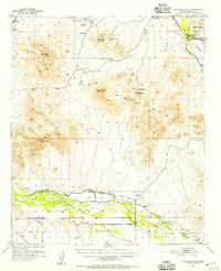 Woolsey Peak 1951 topographic map thumbnail
