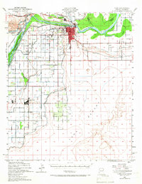 Yuma 1940 topographic map thumbnail