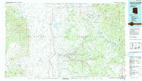 Canyon De Chelly topographic map thumbnail
