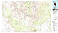 Peach Springs 1986 topographic map thumbnail