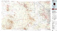 Silver Bell Mountains topographic map thumbnail