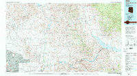 Theodore Roosevelt Lake topographic map thumbnail