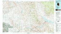 Theodore Roosevelt Lake 1994 topographic map thumbnail